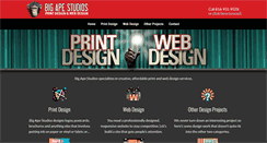 Desktop Screenshot of bigapestudios.com